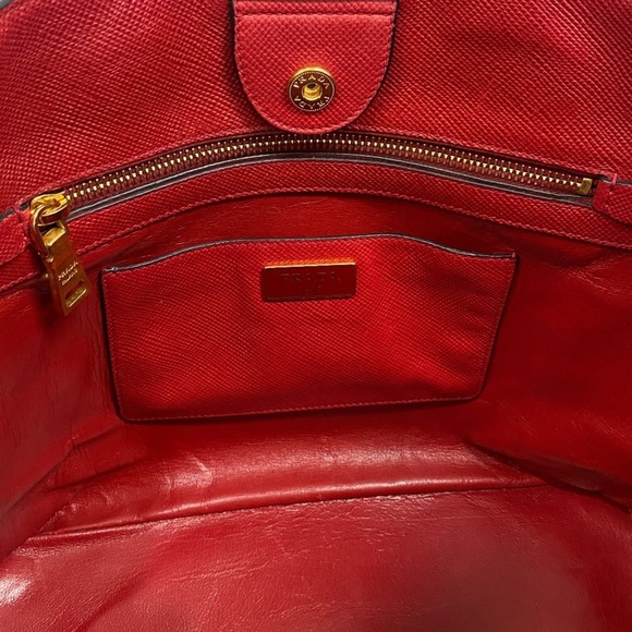 PRADA BN2729 2way tote bag, red, Z0013169 - Picture 10 of 10